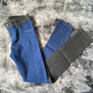 Tripp Split Color Super Skinny Jeans